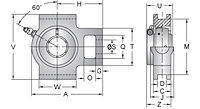 Accu-Loc® Concentric Collar Locking Take-Up Unit, UEMT200MZ20 Series-2