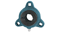 Accu-Loc® Concentric Collar Locking Three-Bolt Flange Unit, UETM200 Series