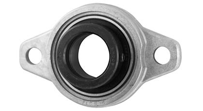 UFL001 12mm UFL Aluminium 2 Bolt Oval Bearing with Eccentric Locking Collar