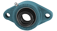 Eccentric Collar Locking Two-Bolt Flange Unit, KHFT200 Series