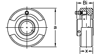 Set Screw Locking Cartridge Unit, UCC300 Series-2