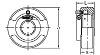 Accu-Loc® Concentric Collar Locking Cartridge Unit, UEC200 Series-2