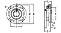 Accu-Loc® Concentric Collar Locking Piloted Flange Cartridge Unit, UEFCSX00 Series-2