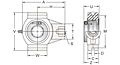 Accu-Loc® Concentric Collar Locking Narrow Slot Take-Up Unit, UENTPL200MZ20 Series-2